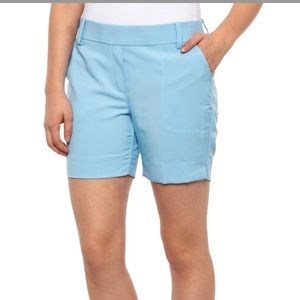 🆕 Belyn Key Tailored Golf Shorts 6” baby blue size xl 77